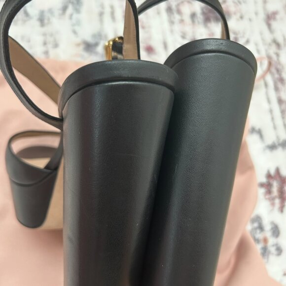 Stuart Weitzman Ryder 95 Platform Sandal in Black - Picture 9 of 9